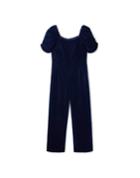 Velvet Wide Leg Jumpsuit