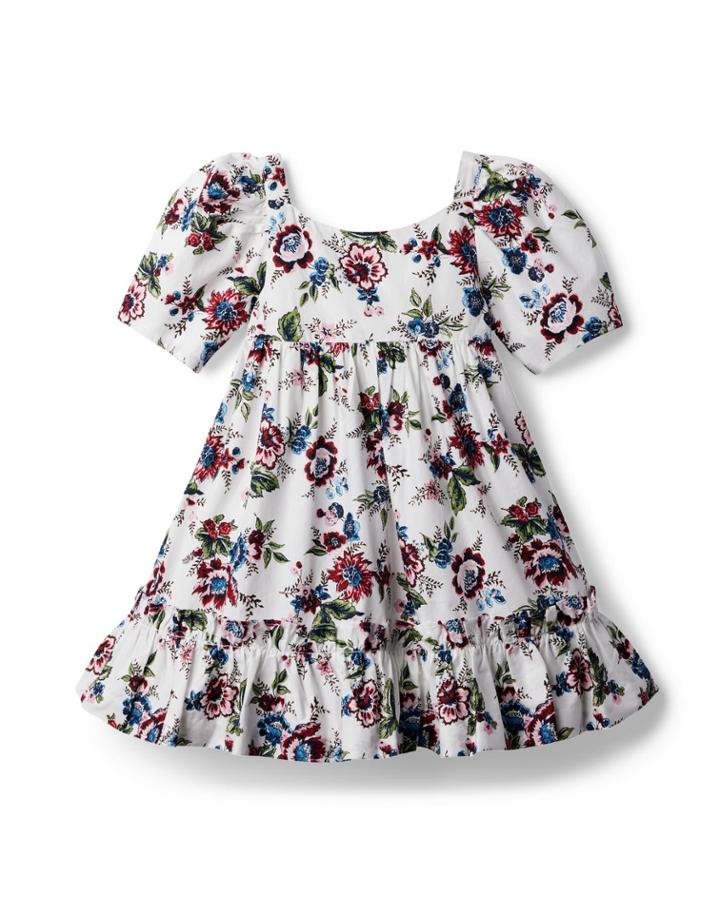 Floral Puff Sleeve Dress
