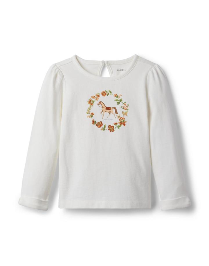 Floral Horse Tee