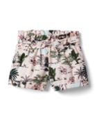 Tropical Paperbag Waist Short