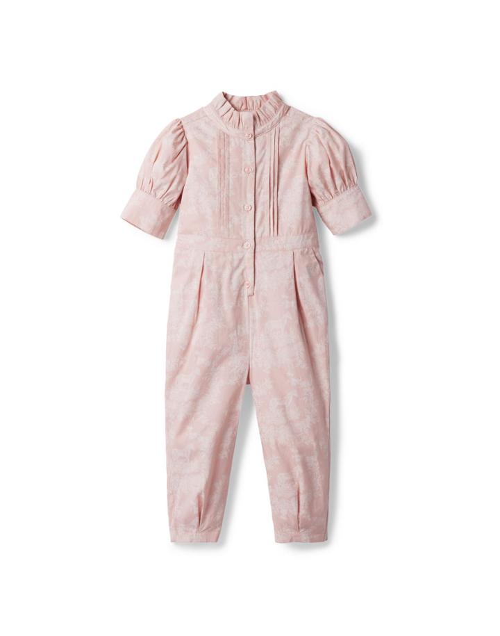 Floral Equestrian Jumpsuit