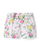 Floral Bow Satin Short