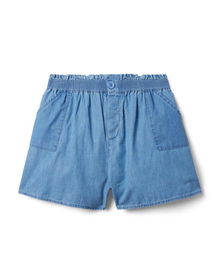 Chambray Pull-on Short