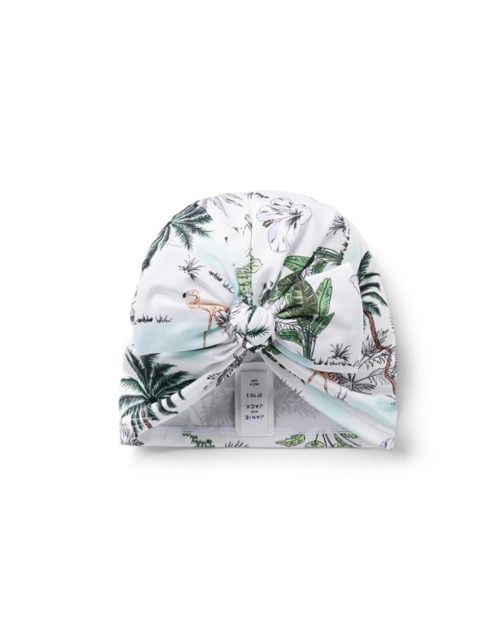 Tropical Flamingo Recycled Swim Headwrap