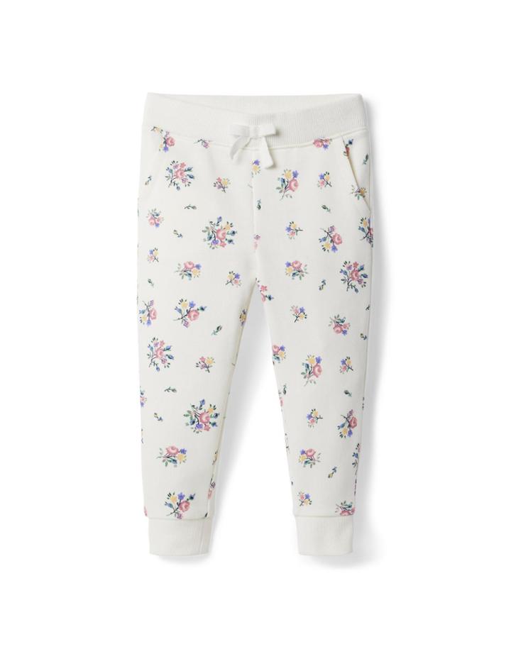 Floral Fleece Jogger