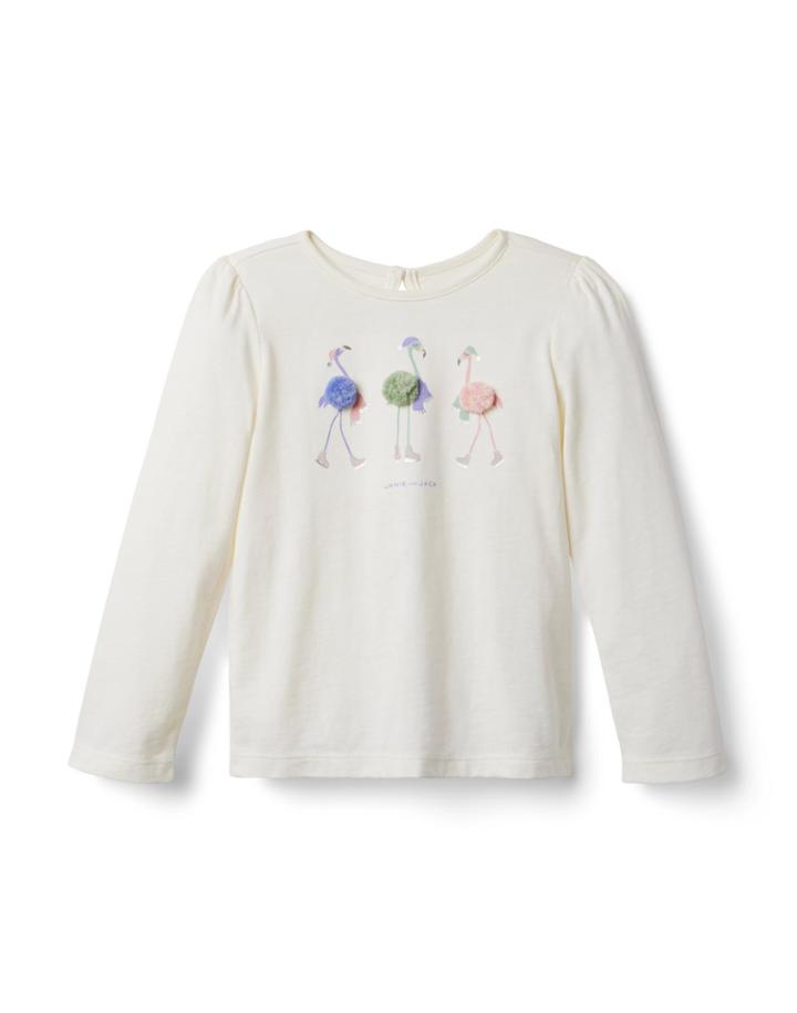 Winter Flamingo Tee