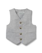 Linen Suit Vest