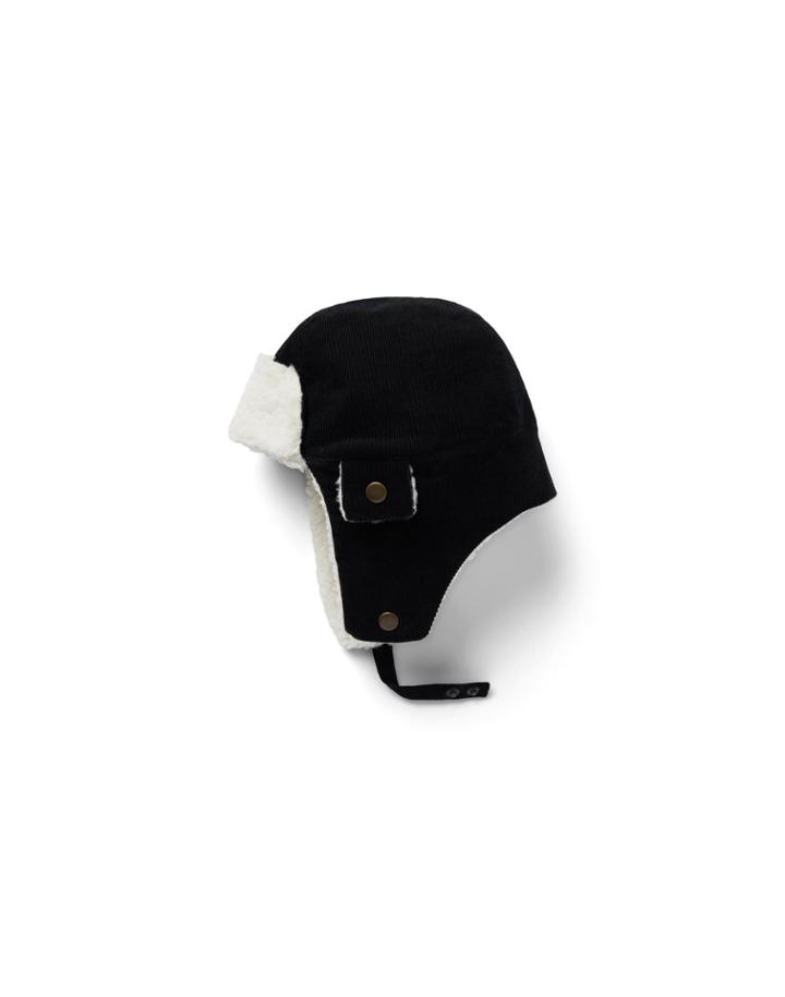 Corduroy Sherpa-lined Trapper Hat