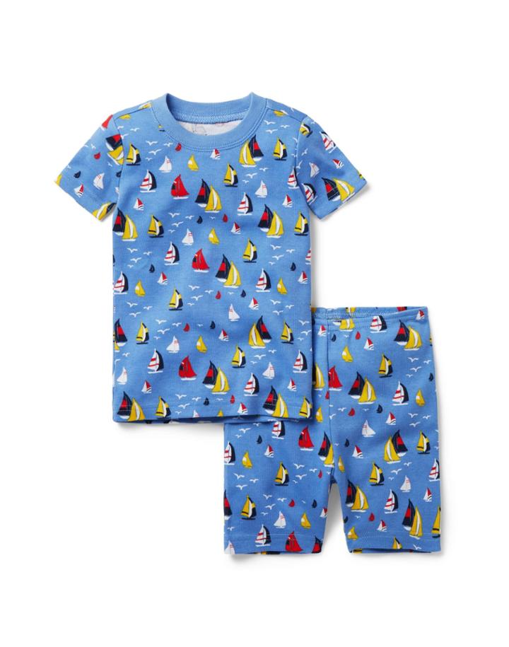 Sail Away Short Pajama Set