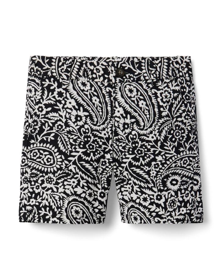 Paisley Poplin Short