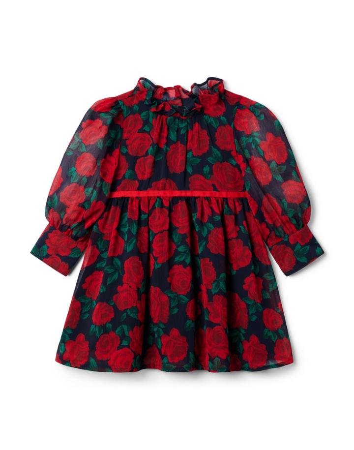 Rose Chiffon Dress