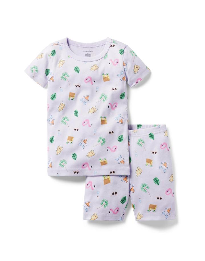 Good Night Short Pajamas In Beach Vacation