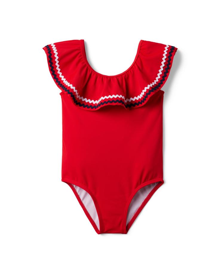 Ric Rac Ruffle Swimsuit