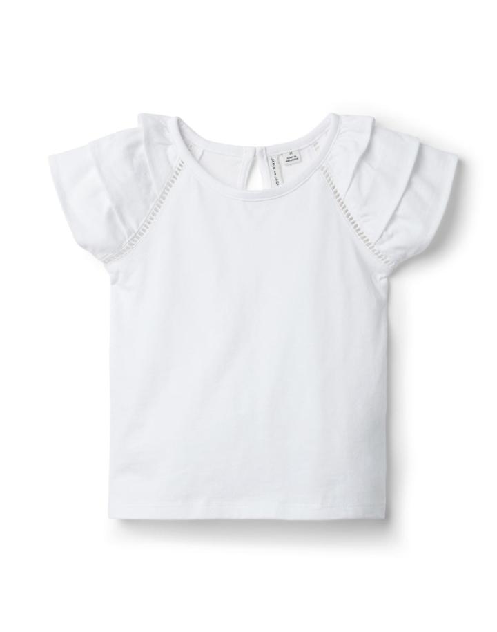 Tiered Ruffle Sleeve Top