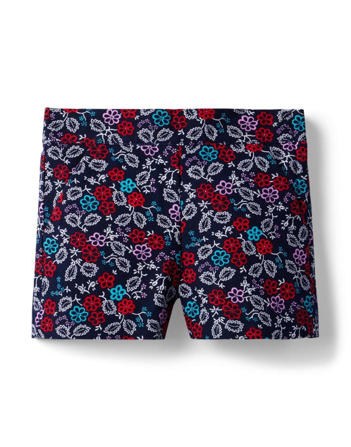 Floral Canvas Short