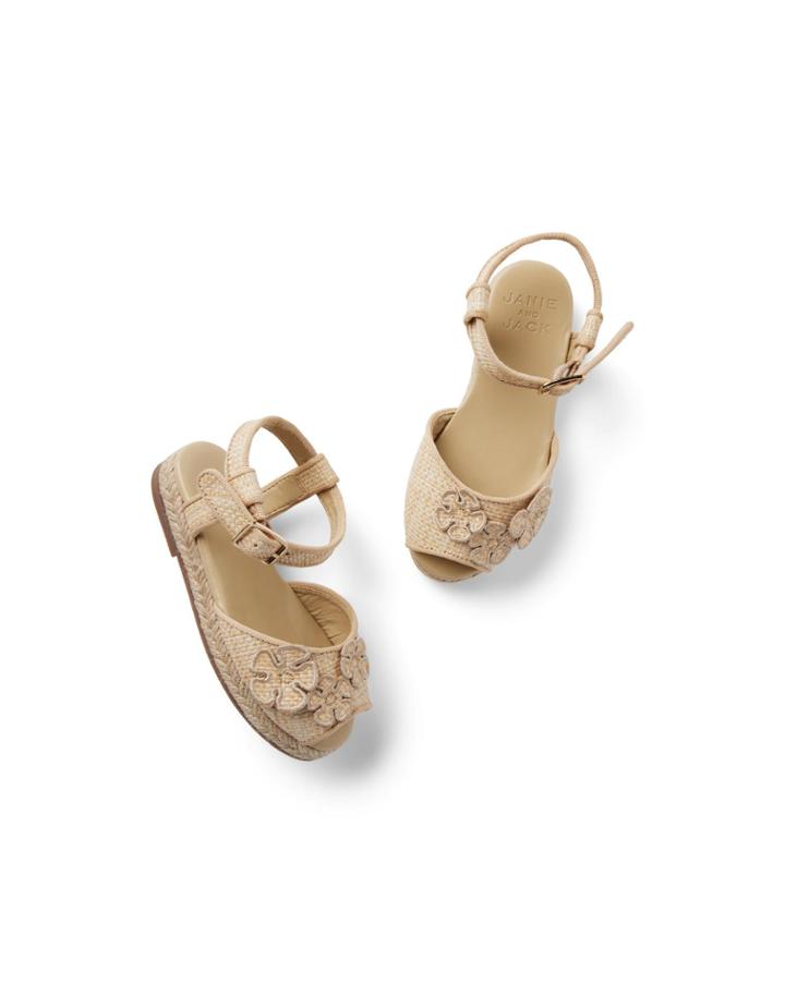 Woven Flower Espadrille