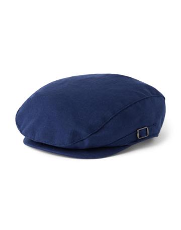 Linen-cotton Newsboy Cap