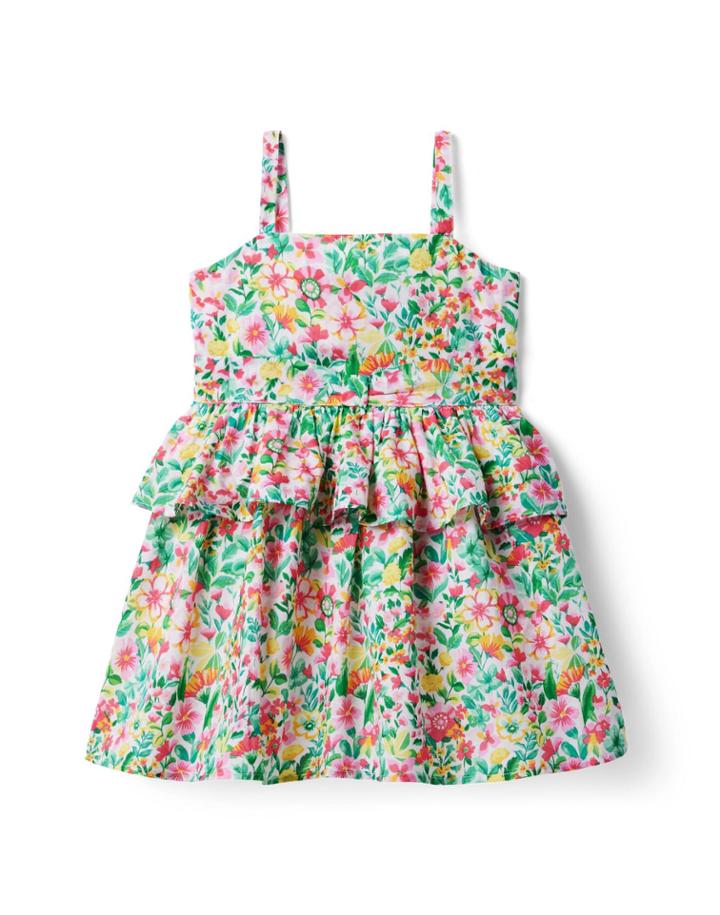 Floral Peplum Sundress