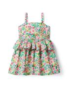 Floral Peplum Sundress
