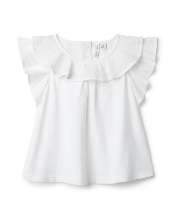 Ruffle Trim Tee