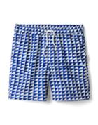 Dawne Florine Men's Tile Print Swim Trunk
