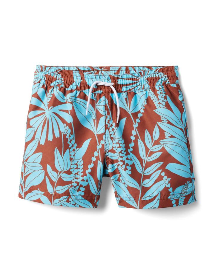 Tropical Recycled Swim Trunk
