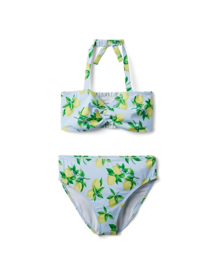Lemon Halter Recycled 2-piece Swimsuit