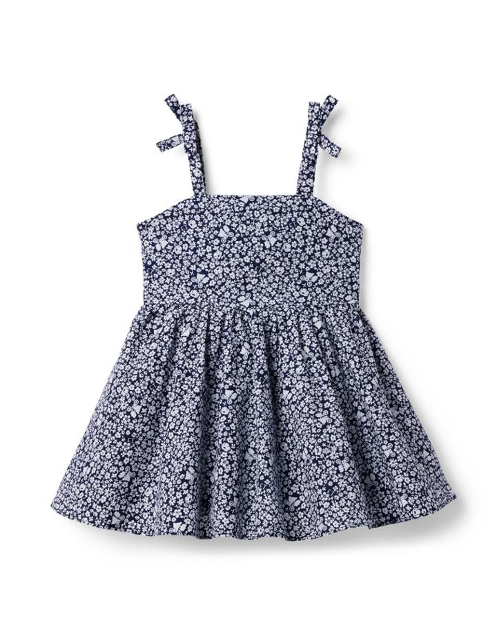 E.t. Floral Poplin Sundress
