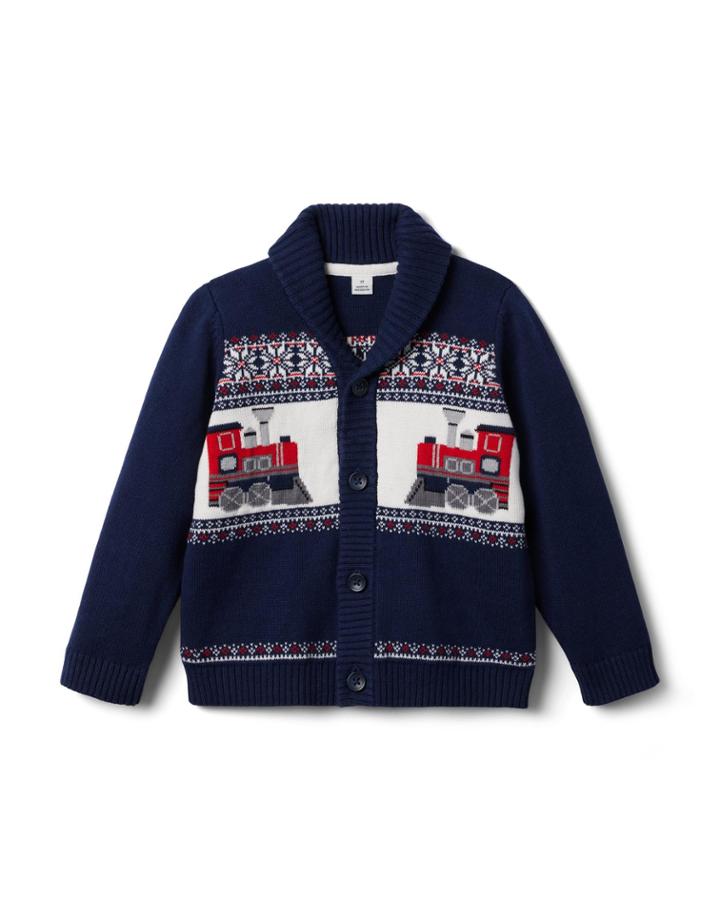 Fair Isle Train Cardigan