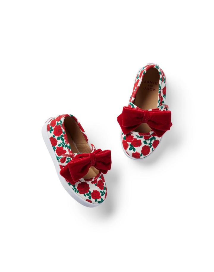 Rose Bow Sneaker