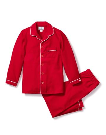 Petite Plume Red Flannel Pajama Set