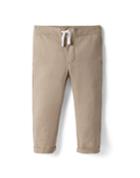 Linen-cotton Pull-on Pant