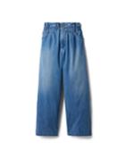 Wide Leg Paperbag Waist Jean