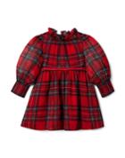 Plaid Chiffon Dress