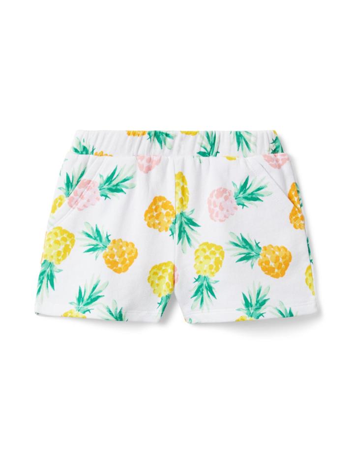 Pineapple French Terry Short