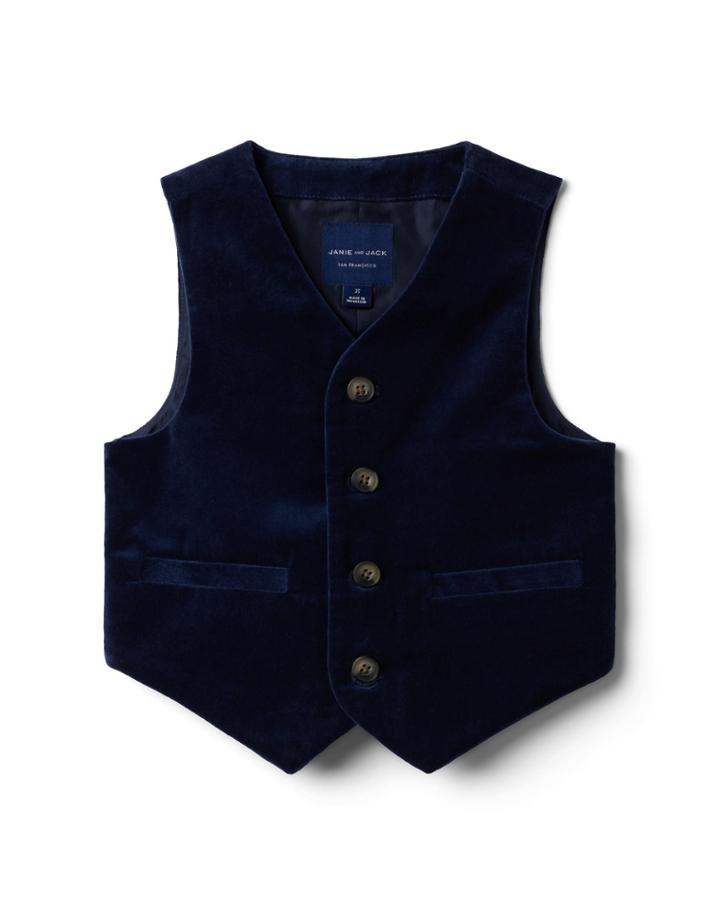 Velvet Suit Vest
