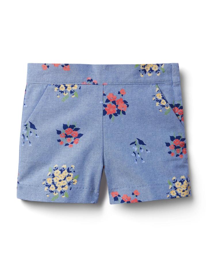 Floral Oxford Short