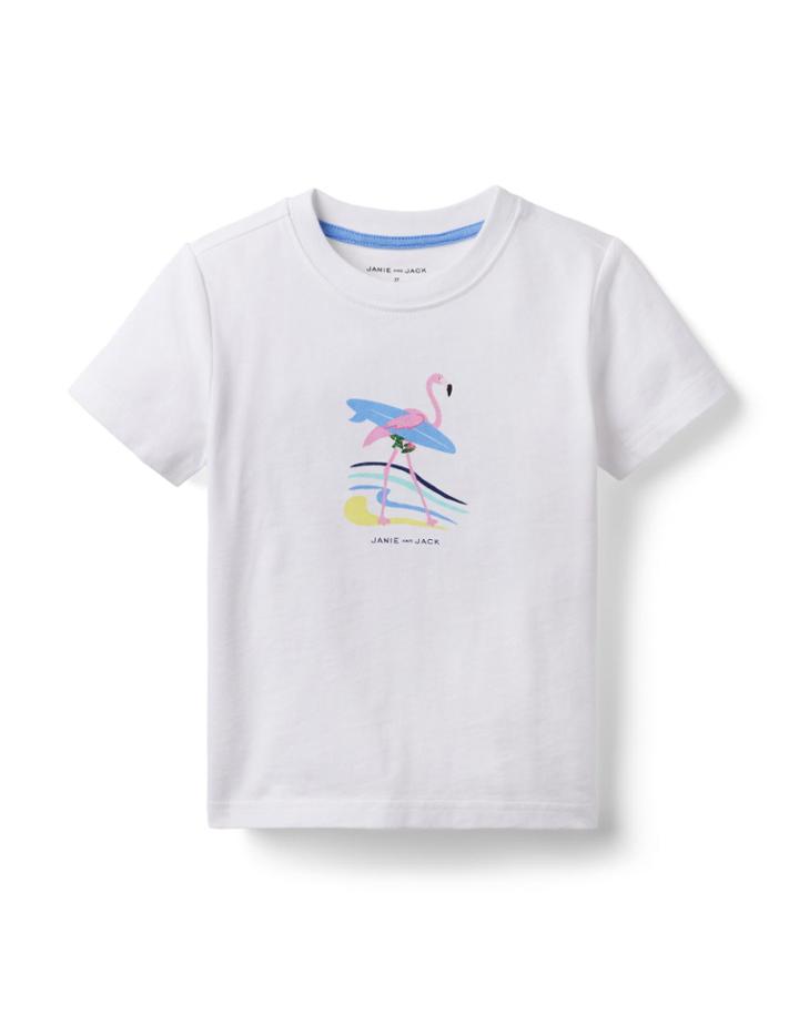 Surfing Flamingo Tee