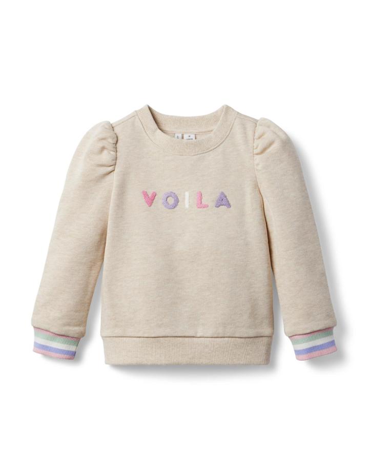 Voila Puff Sleeve Sweatshirt