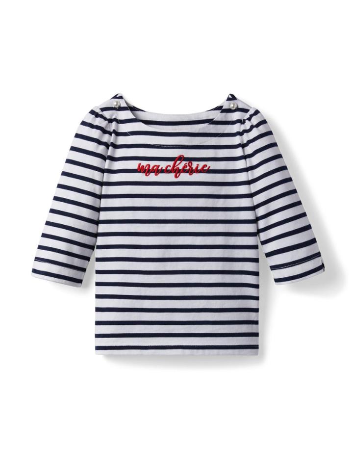 Striped Ma Cherie Tee