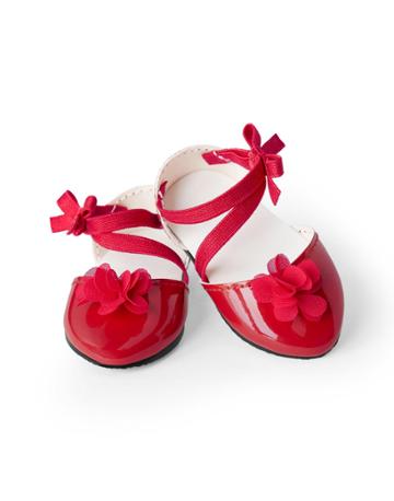 American Girl X Janie And Jack Rose Bow Flats For Dolls