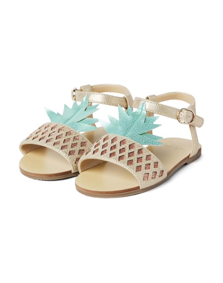 Metallic Pineapple Sandal