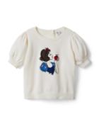 Disney Snow White Puff Sleeve Sweater