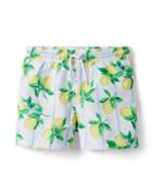 Lemon Stripe Recycled Swim Trunk