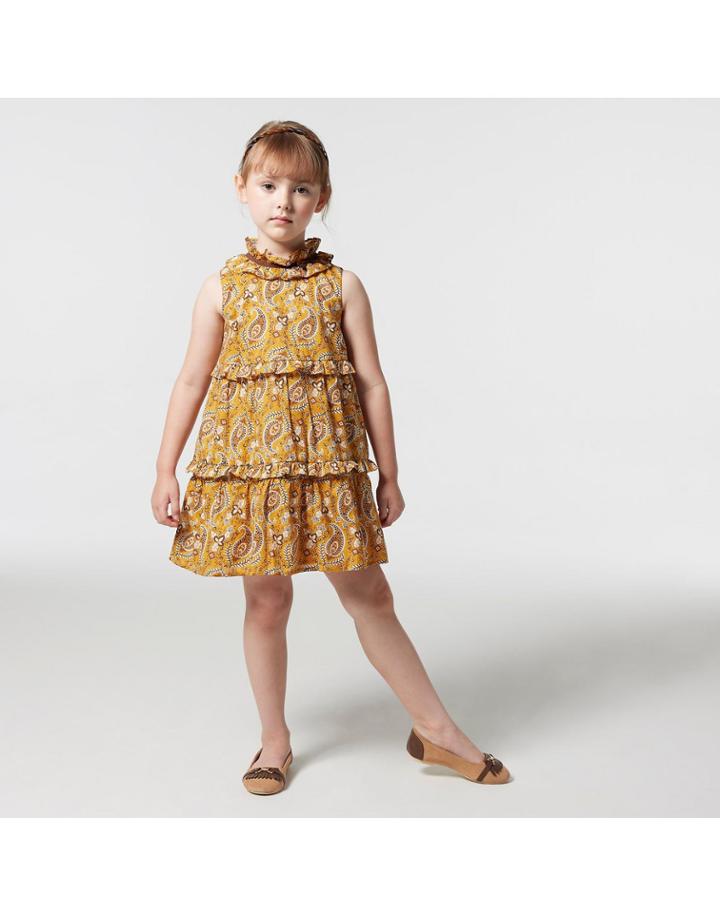 Paisley Ruffle Tiered Dress