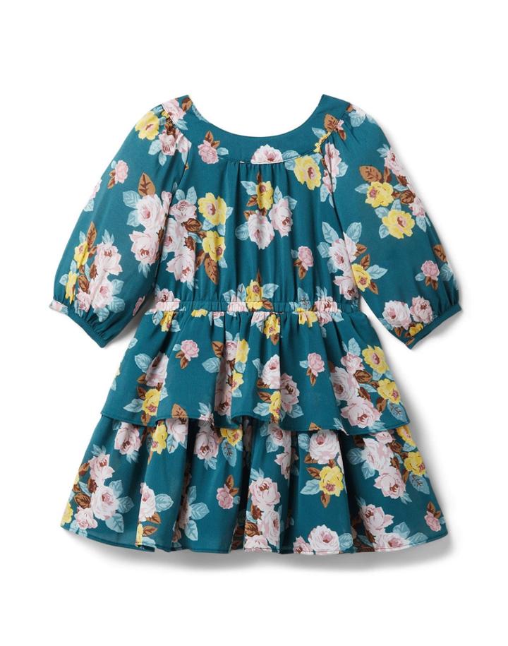 Floral Tiered Dress