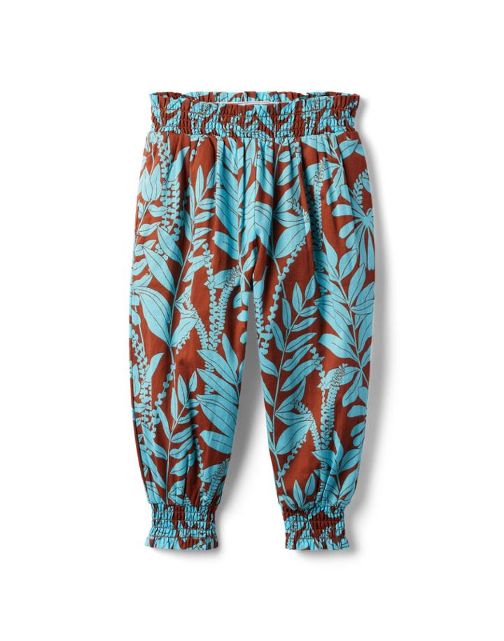 Tropical Smocked Pant
