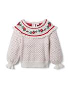 Rose Intarsia Sweater