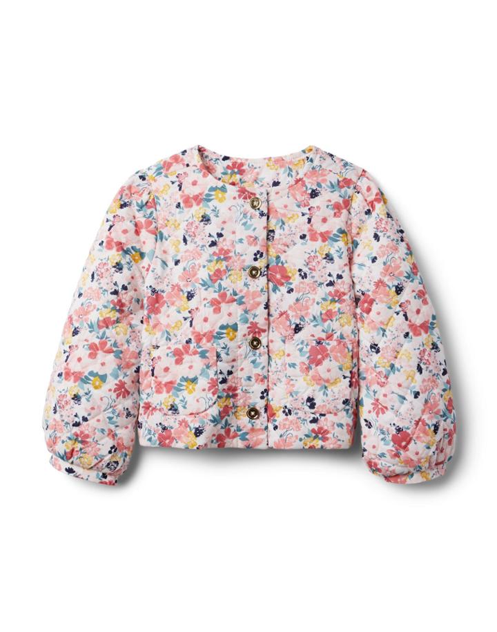 Quilted Floral Jacket