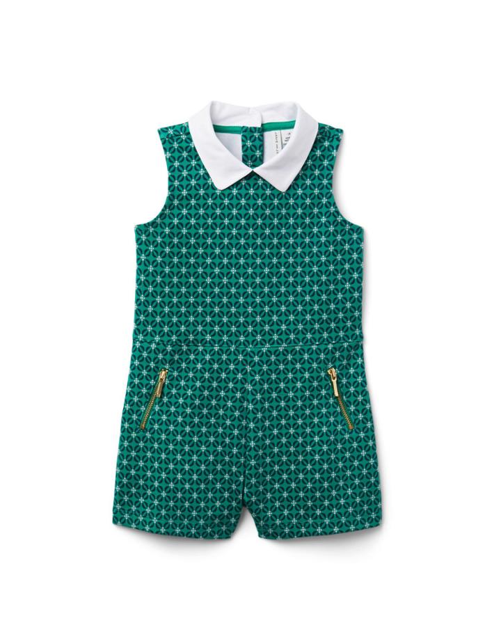 Geo Print Ponte Romper